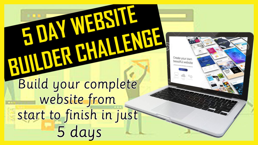 5 day website builder challenge - how to build and create a website