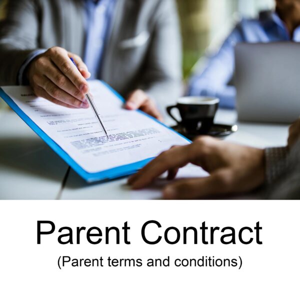 Parent Contract (Terms and Conditions Template)