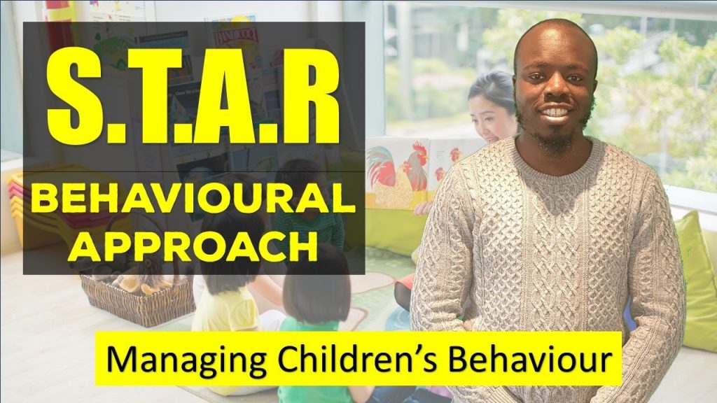 Understanding the STAR method to help manage behaviour – managing behaviour in early years