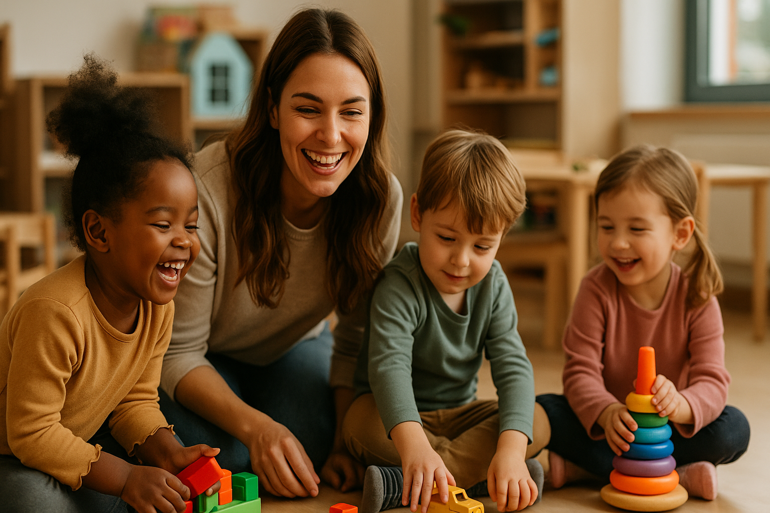 Nursery setting representing the choice between opening a franchise and an independent nursery