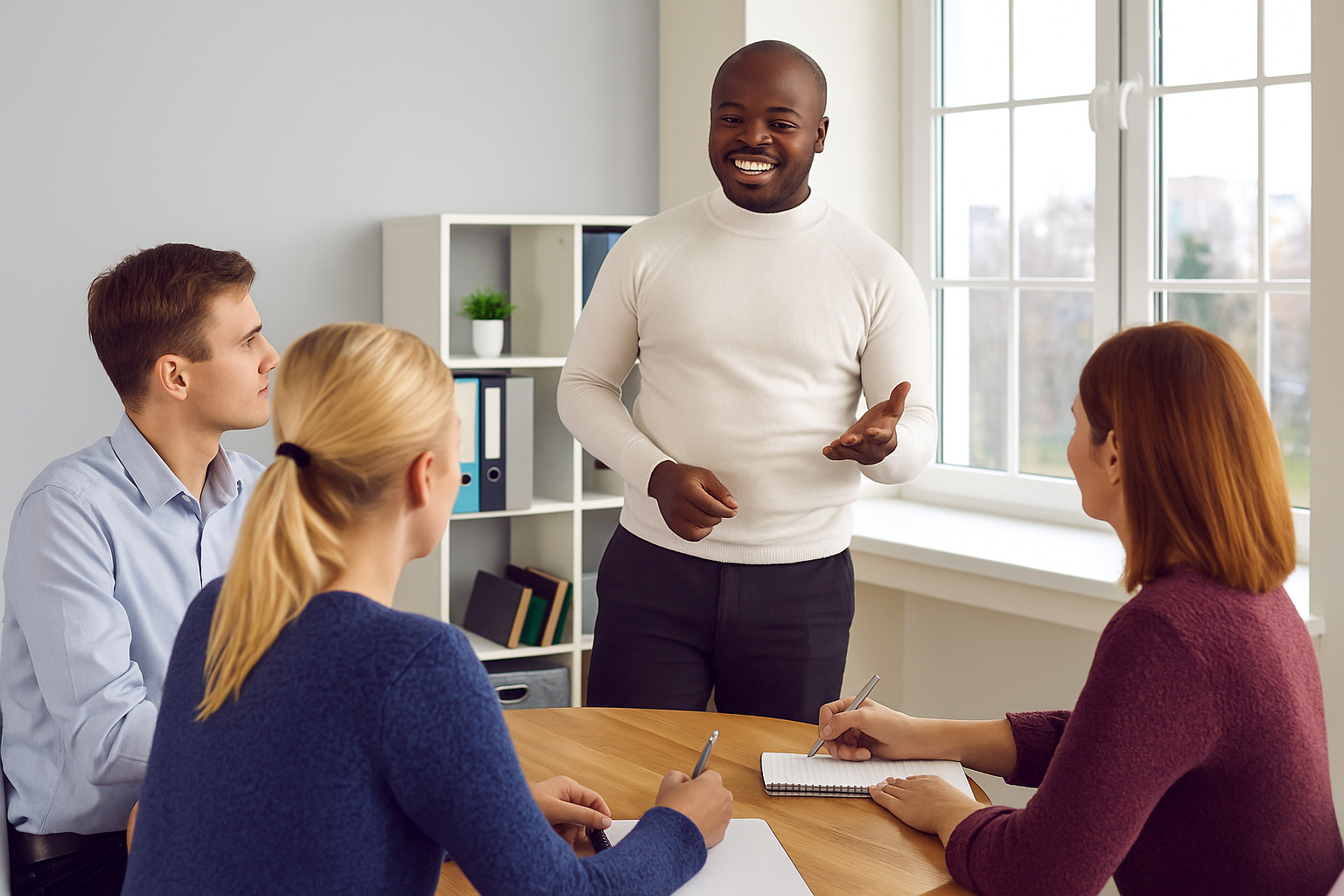 Nursery business mentorship and support meeting