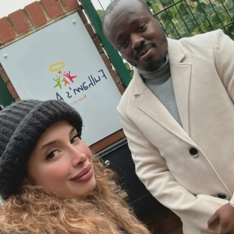 Curtly with Venus outside nursery