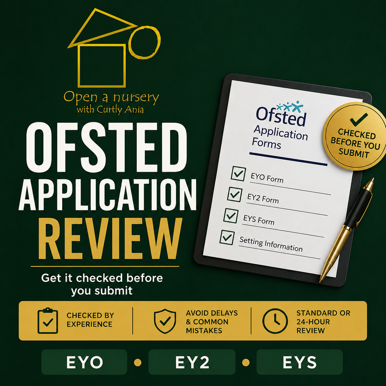 Ofsted Nursery Application Review Service