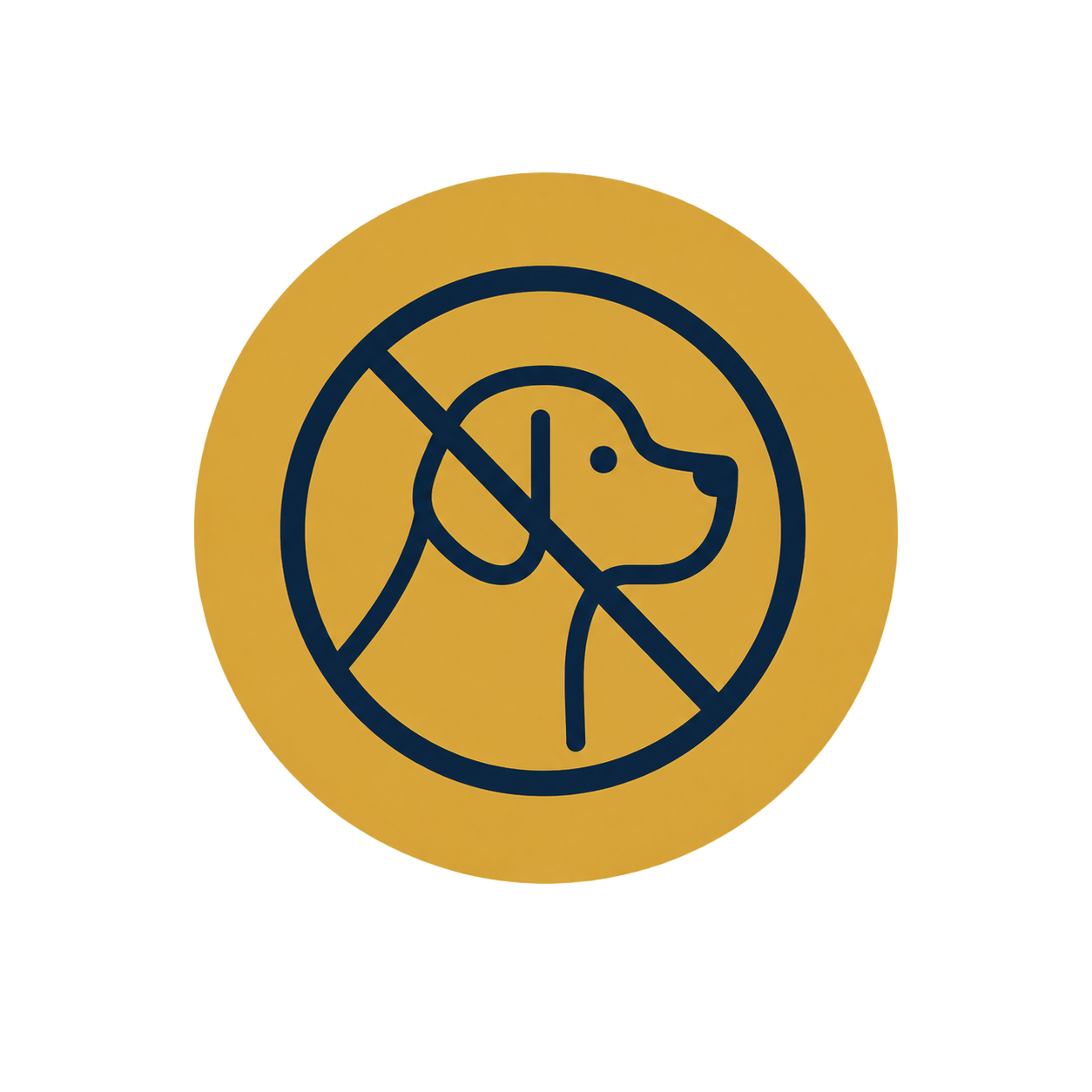 Banned dogs icon