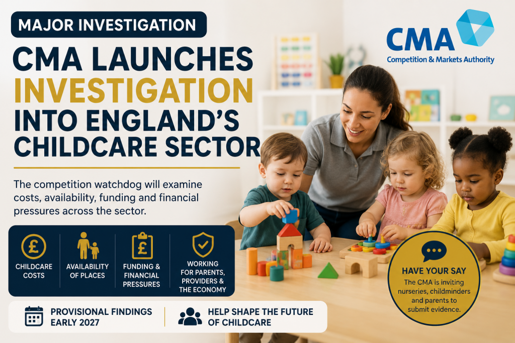 Competition Watchdog Launches Major Investigation Into England’s Childcare Sector