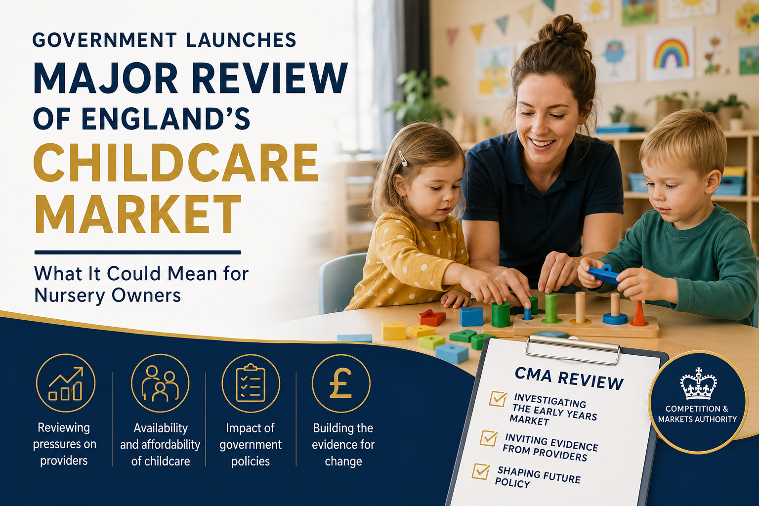 CMA childcare market review 2026 and what it could mean for nursery owners