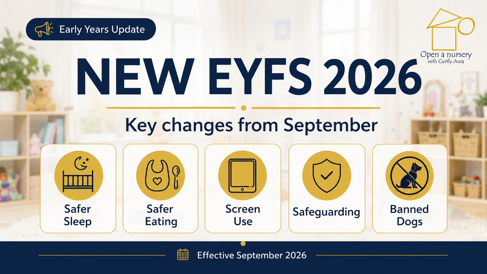 New EYFS 2026 key changes from September