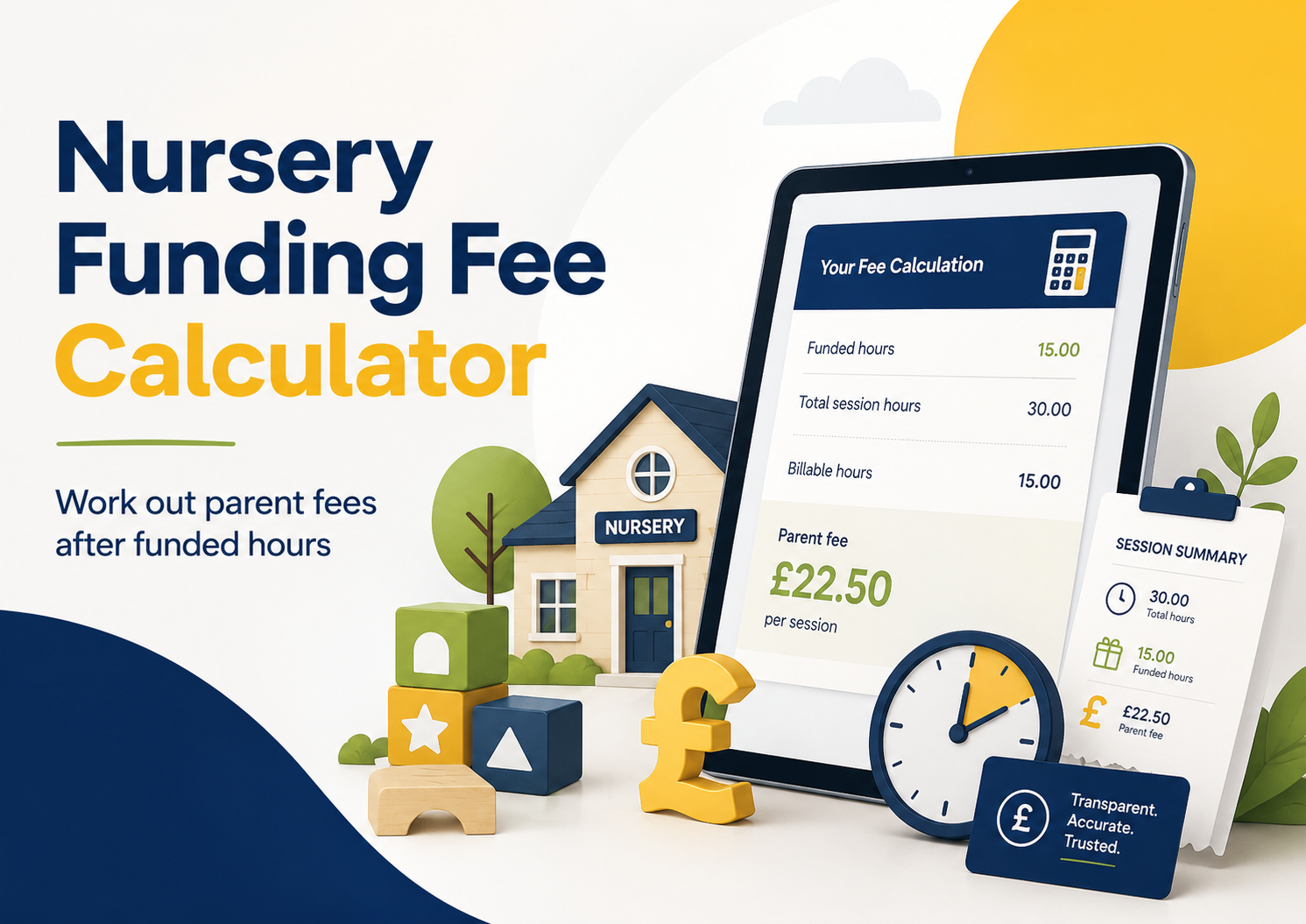Nursery Funding Fee Calculator
