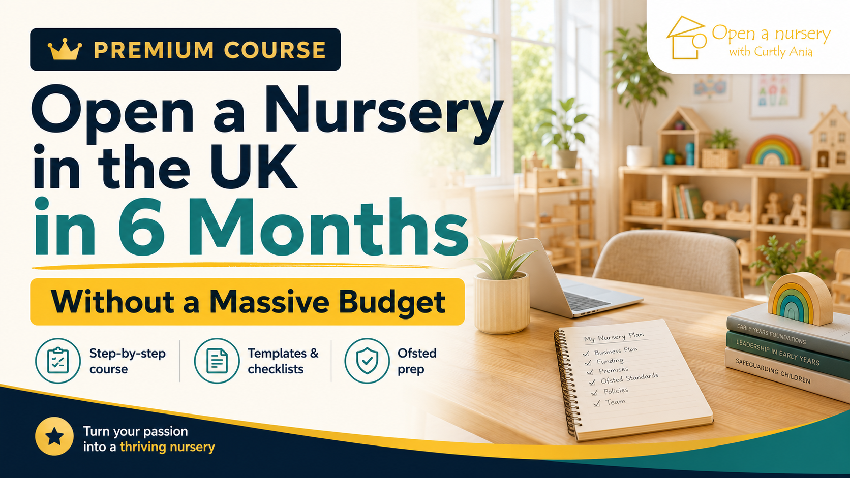 Open a Nursery in the UK in 6 Months course cover
