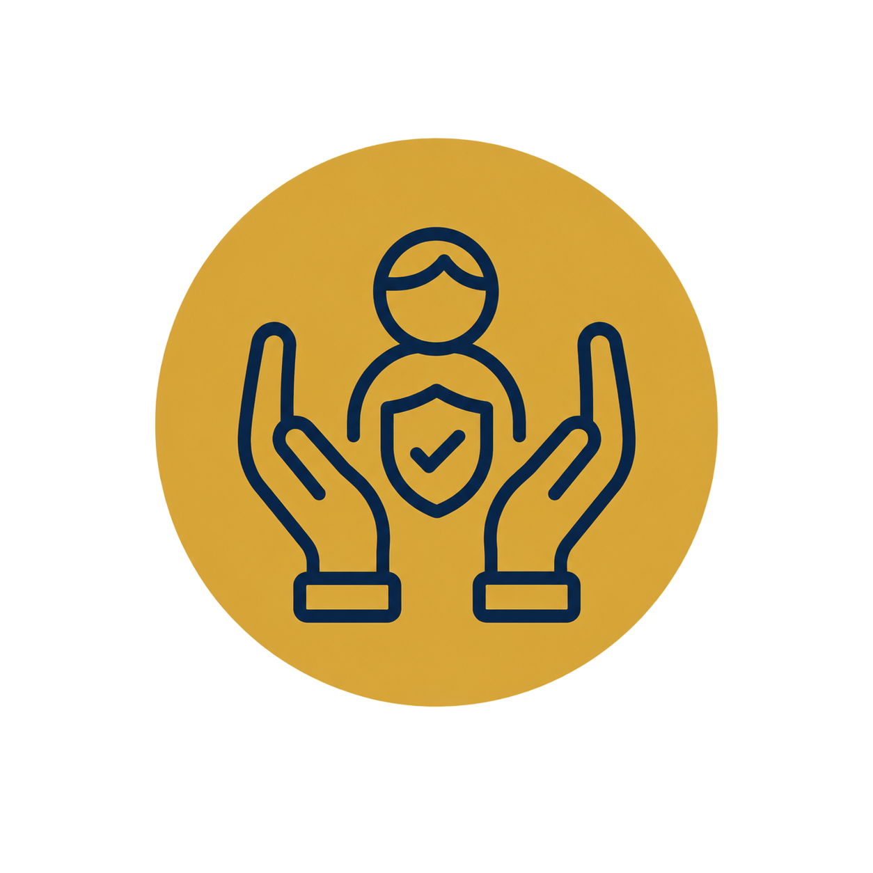 Safeguarding shield icon