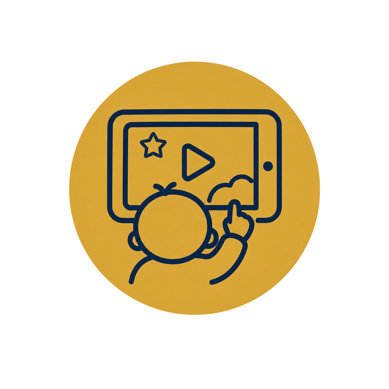 Screen use icon