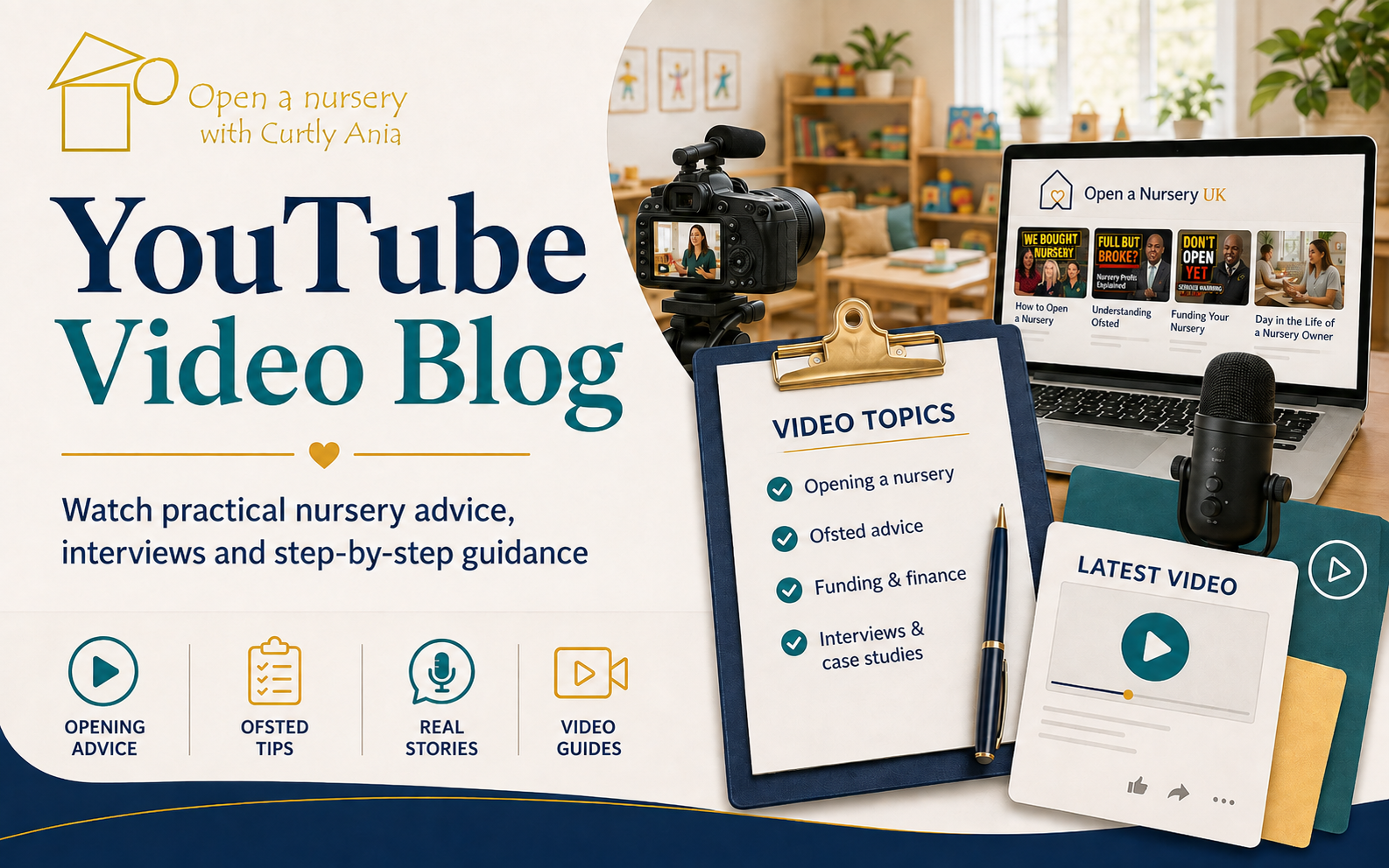 YouTube guides and video blog