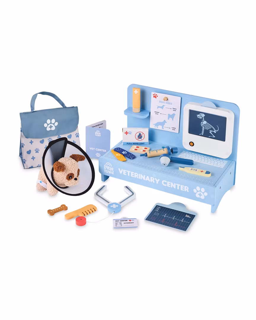 Aldi wooden medical or veterinary role-play table